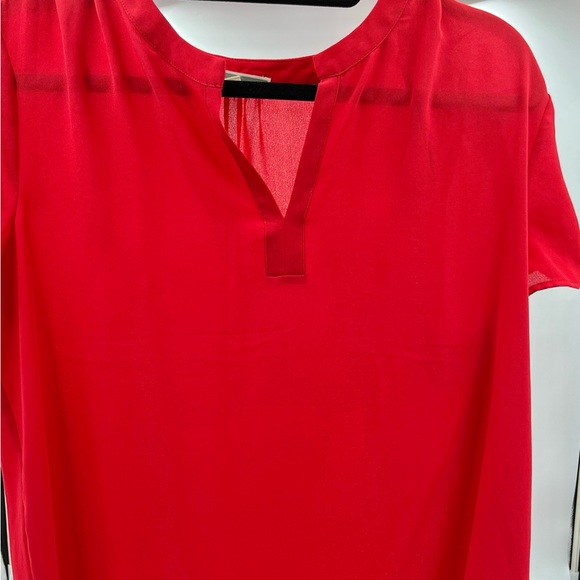 Woman’s Red short sleeve Blouse Small - Picture 5 of 5